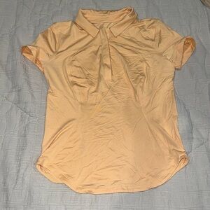 Lululemon Quick Drying‎ Short Sleeve Polo SUMG Orange